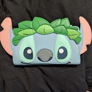 Loungefly Blue and Green Cartoon Character Wallet